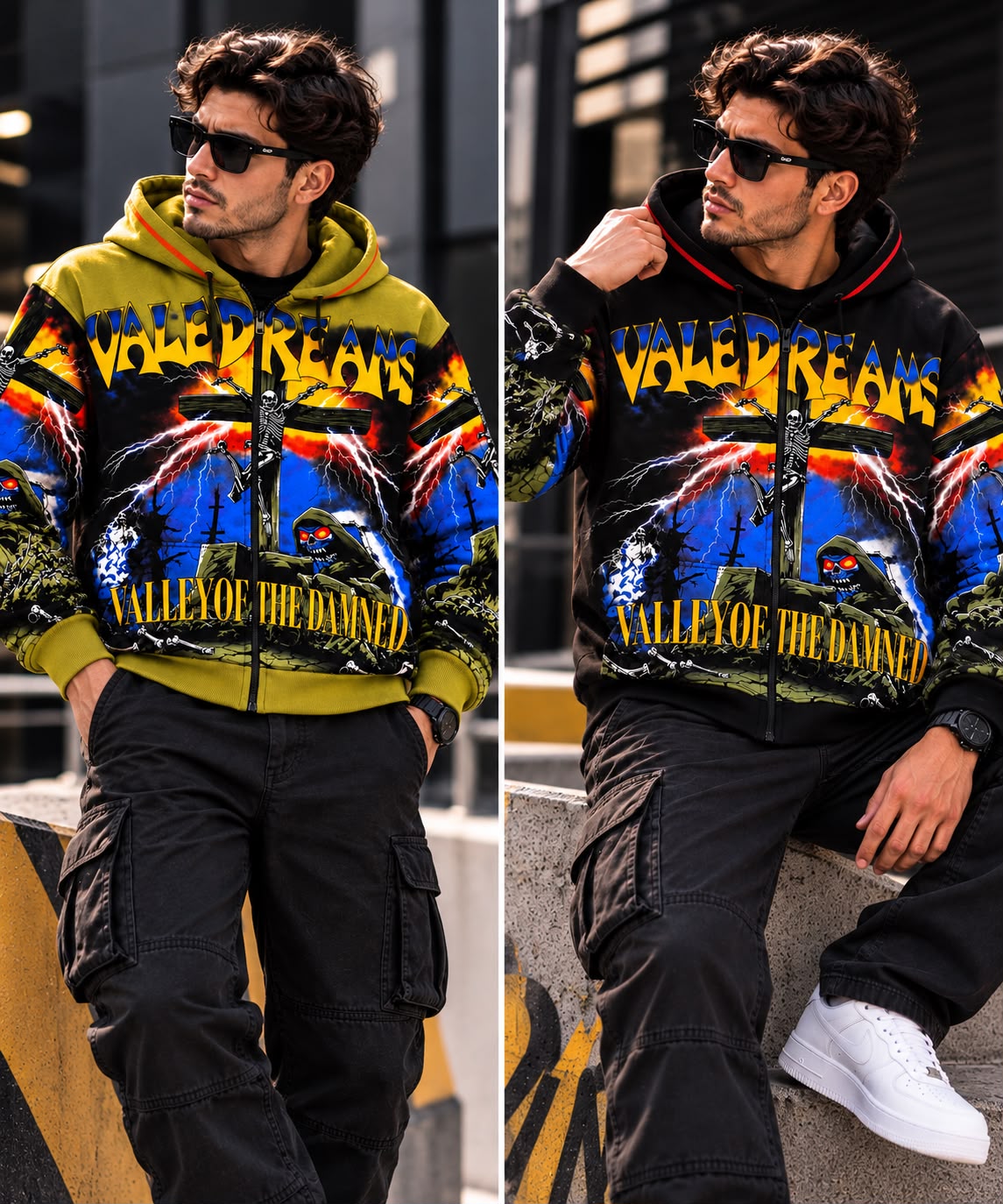 Sudadera Valley of the Damned – Diseño Gráfico Urbano