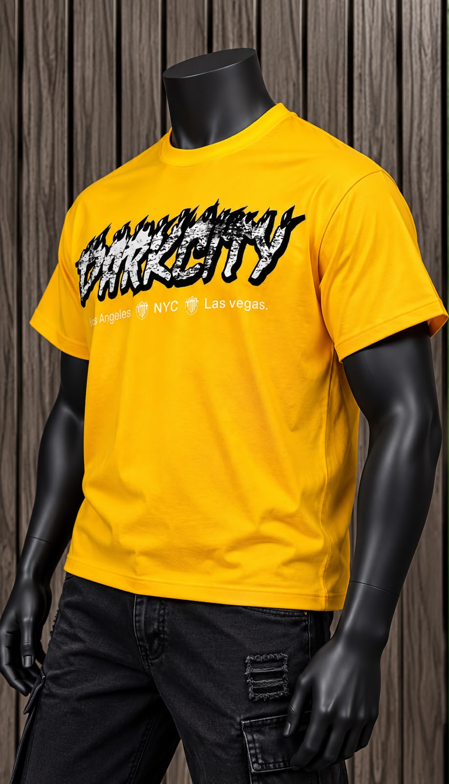 Playera Dark City Amarilla – Dark City Records 2024