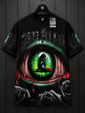 Playera Oversize True Rabia – Diseño Gótico Premium