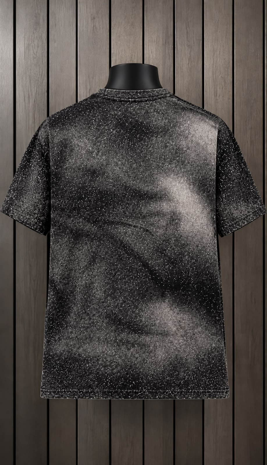 Playera True Religion Hold the Future Negra Acid Wash