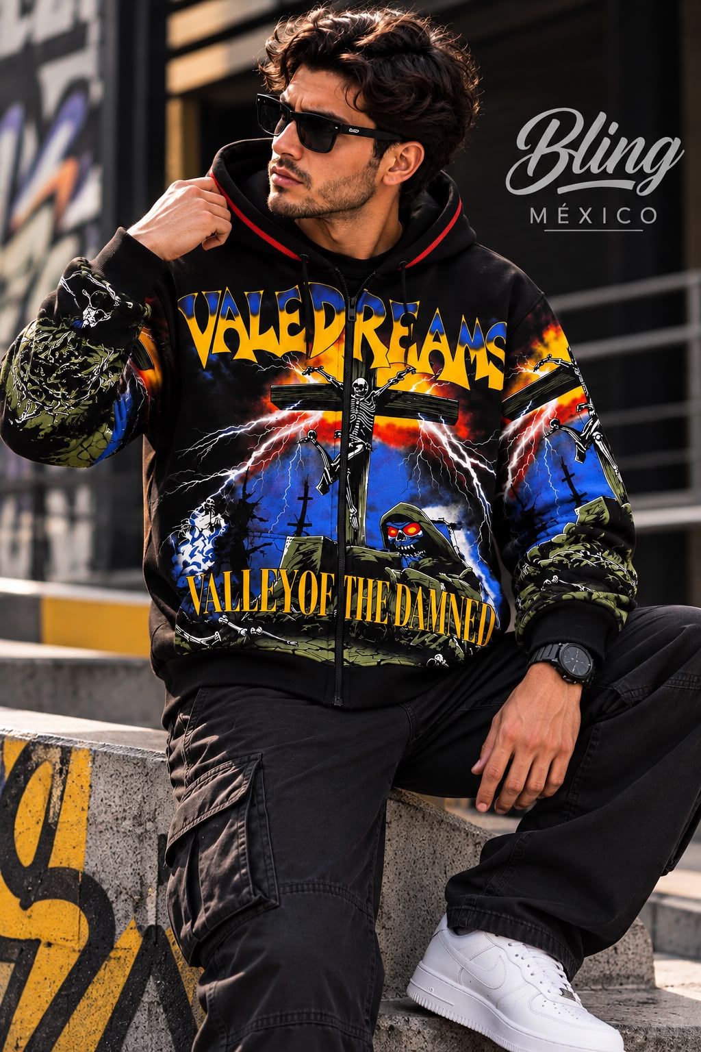 Sudadera Valley of the Damned – Diseño Gráfico Urbano