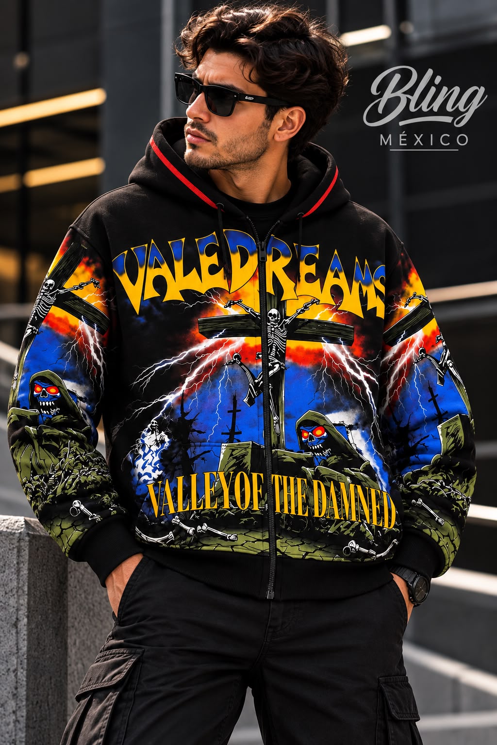Sudadera Valley of the Damned – Diseño Gráfico Urbano