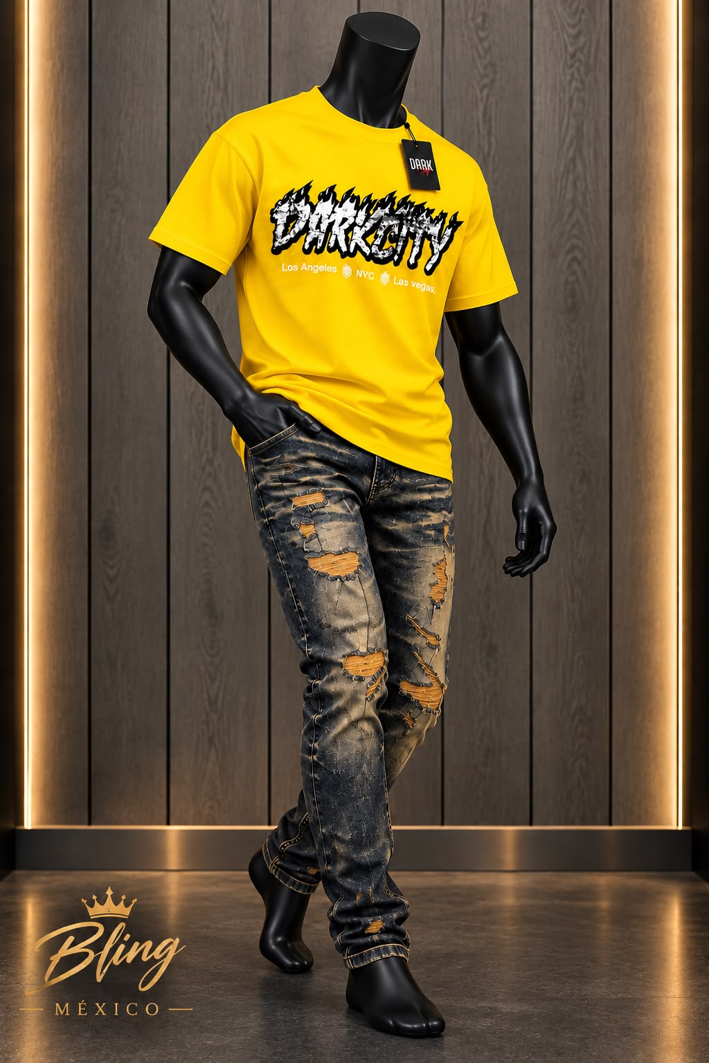 Conjunto Dark City 2024 — Playera + Jeans JC Urban