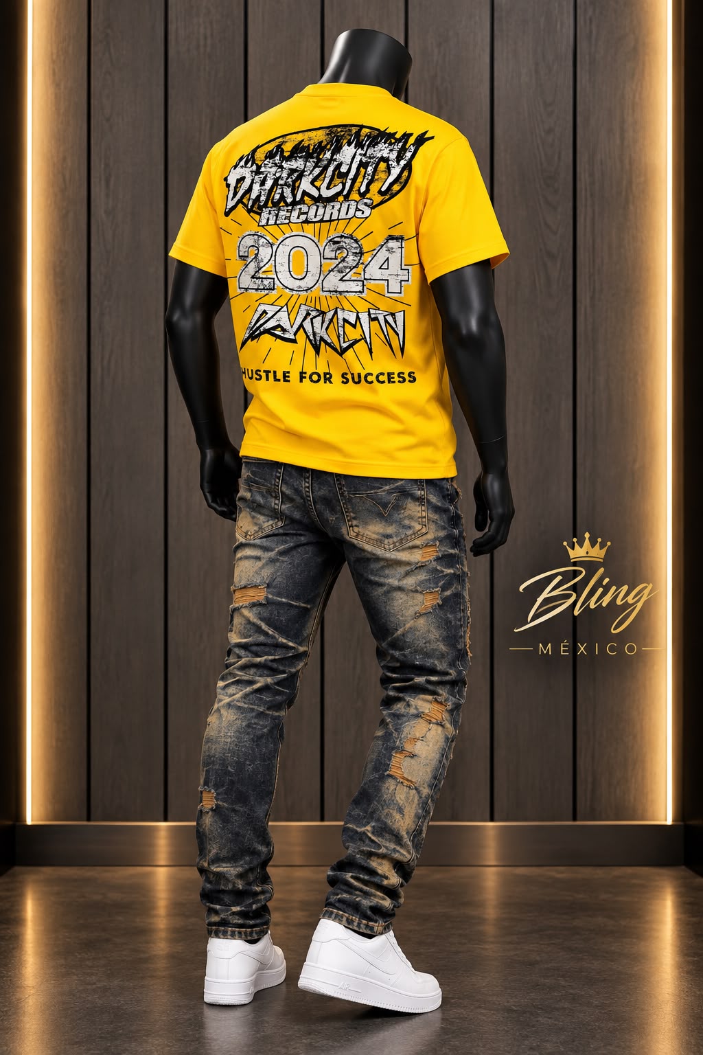 Conjunto Dark City 2024 — Playera + Jeans JC Urban