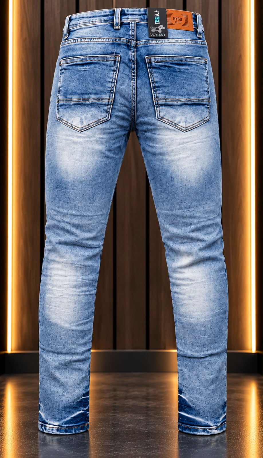 Jeans HYGO Brand Azul Claro Destroyed